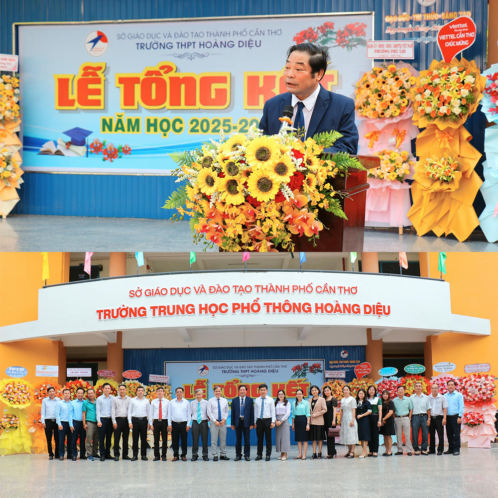 Trường THPT Hoàng Diệu long trọng tổ chức Lễ tổng kết năm học 2025 – 2026
